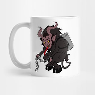 Krampus in Brown Mug